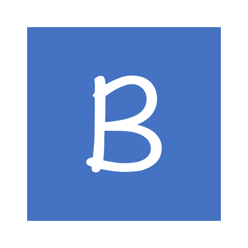 B_ square_ solid_ Letter B Icon