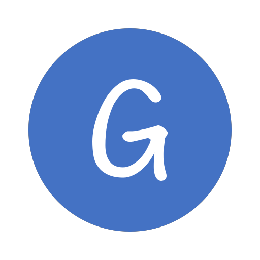 G_ round_ solid_ Letter G Icon