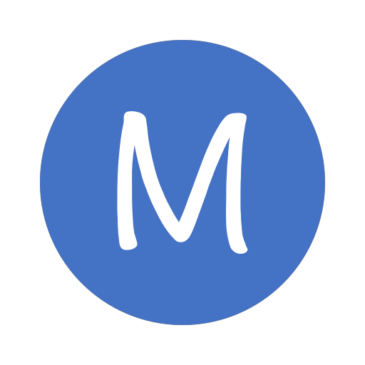 M_ round_ solid_ Letter M_ by_ climei Icon