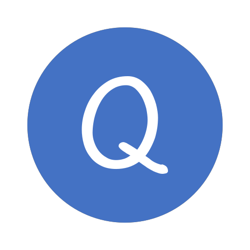 Q_ round_ solid_ Letter Q_ by_ climei Icon