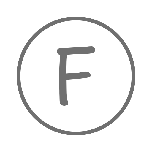 F_ round_ Letter F Icon