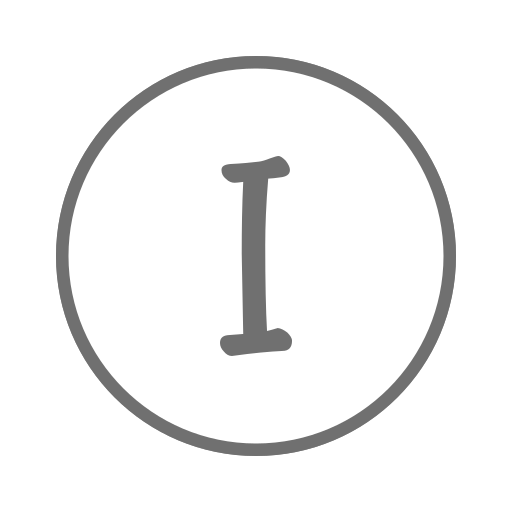 I_ round_ Letter I Icon