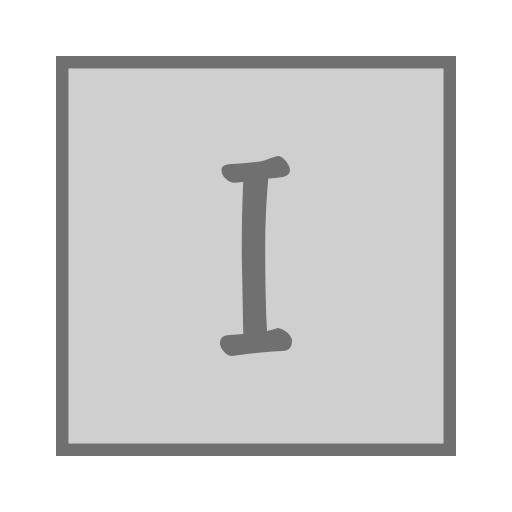 I_ square_ Letter I Icon