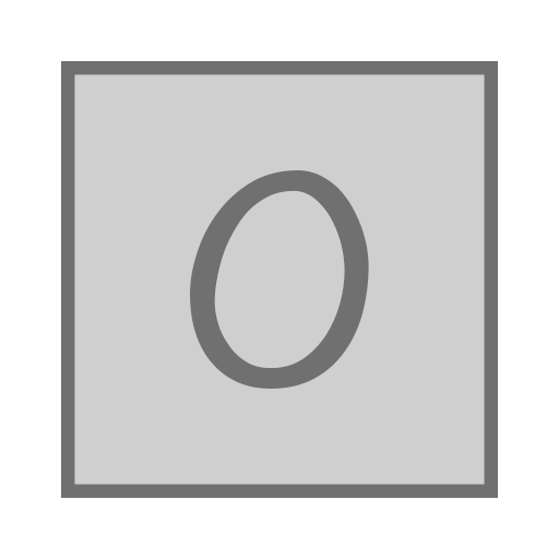 O_ square_ Letter O Icon