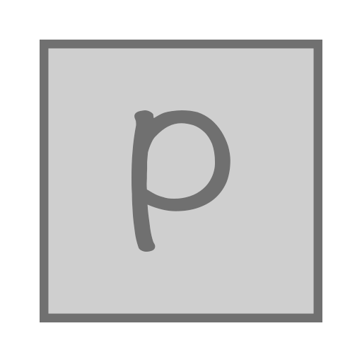 P_ square_ Letter P Icon