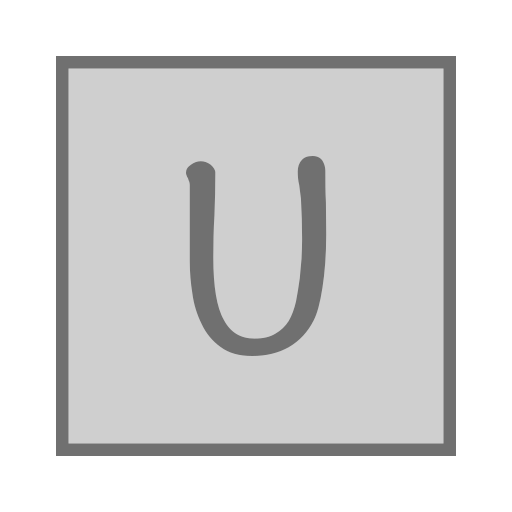U_ square_ Letter U Icon