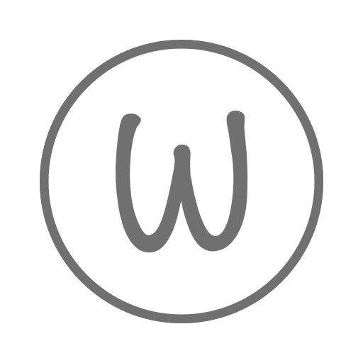 W_ round_ Letter W Icon