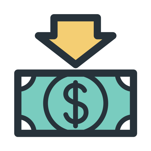 Color block - money Icon