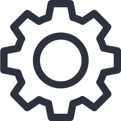 Black gear logo, Computer Icons Gear, maintenance, miscellaneous,  maintenance, black And White png | Klipartz