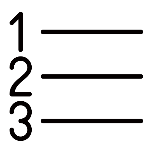 st-numbered-list Icon