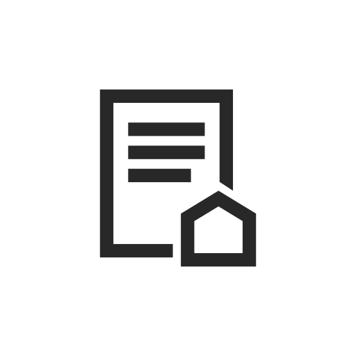 Linear icon house order Icon