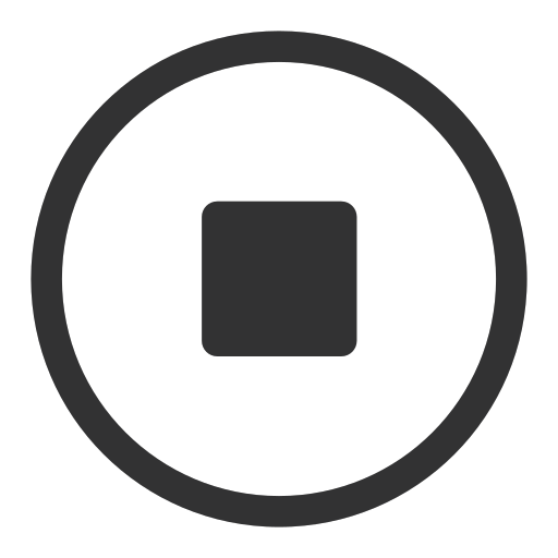 stop-circle-o Icon