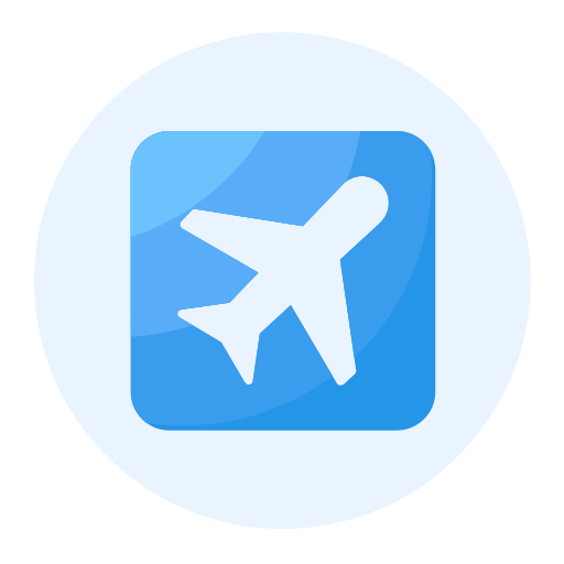 a plane ticket Icon