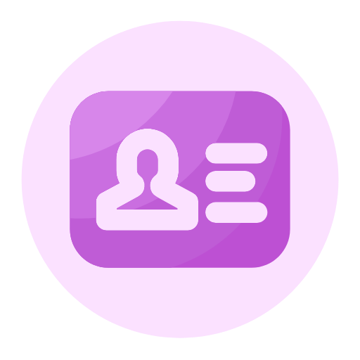 Electronic business card Icon