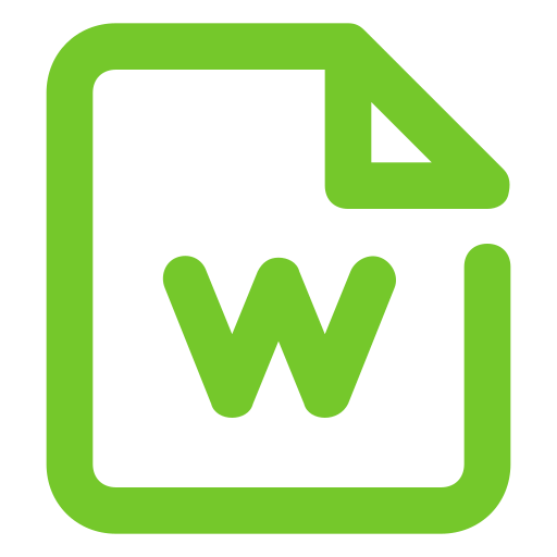 wordFile Icon