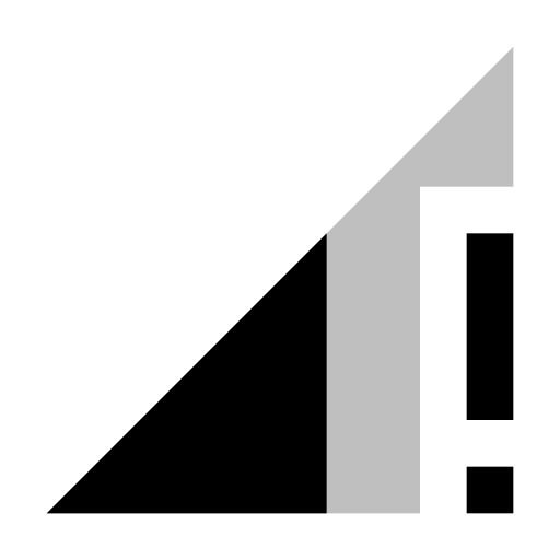 ic_signal_cellular_connected_no_internet_2_bar Icon