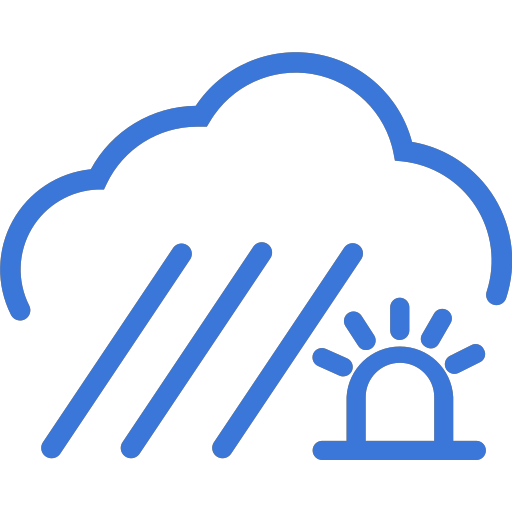 Meteorological disaster system Icon