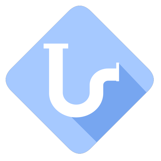 Water supply and drainage connection Icon