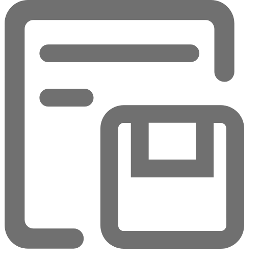 Customer management public temporary storage Icon