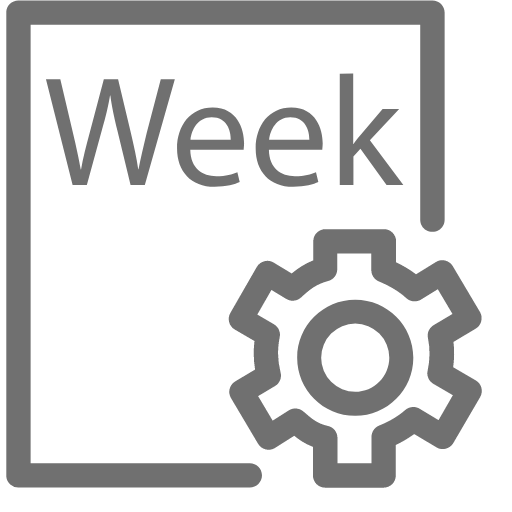 Weekly report push configuration Icon
