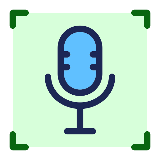 Speech recognition template Icon
