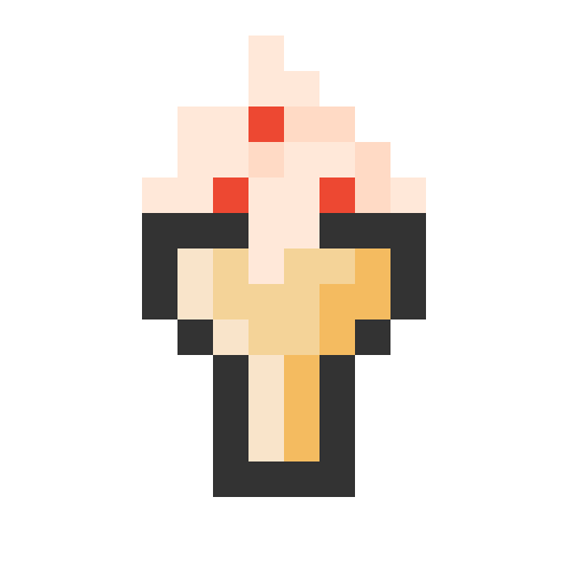 Pixel - ice cream Icon