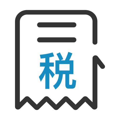 Tax payment electronic receipt Icon