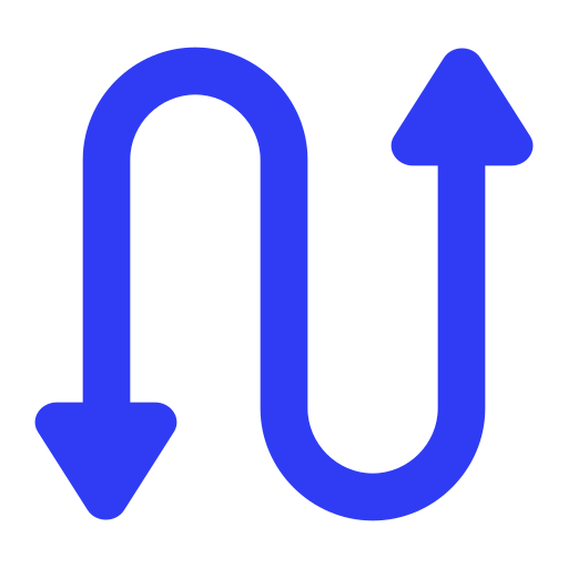 route up-down Icon