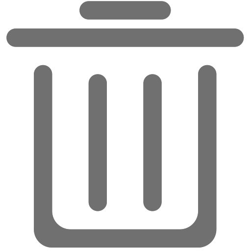 Trash can - linear Icon