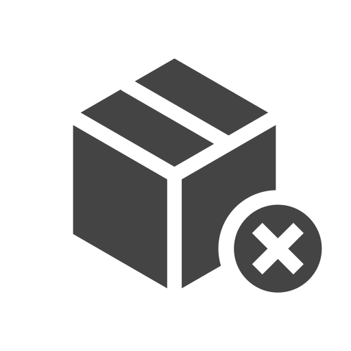 Package_ Cancel receipt Icon