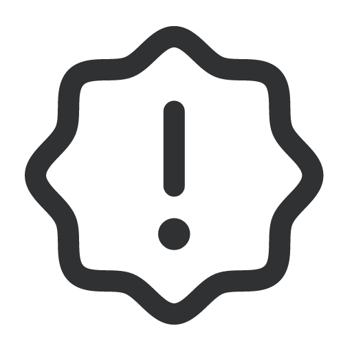 CircleWavyWarning Icon
