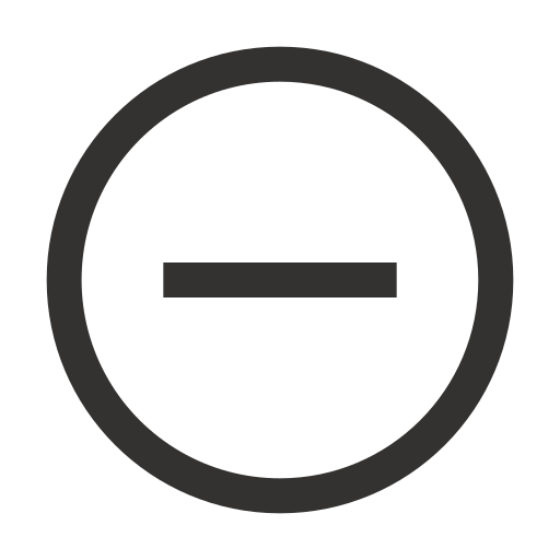 Circle delete line Icon