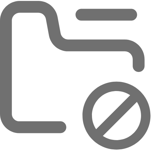 Blacklist of documents Icon
