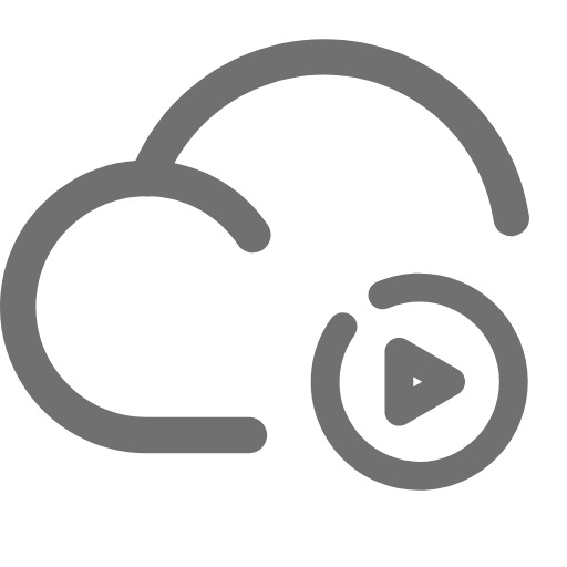 Cloud video Icon