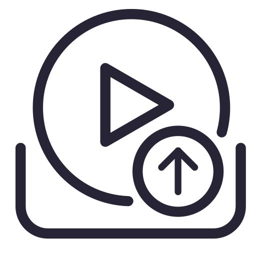Video uploading Icon