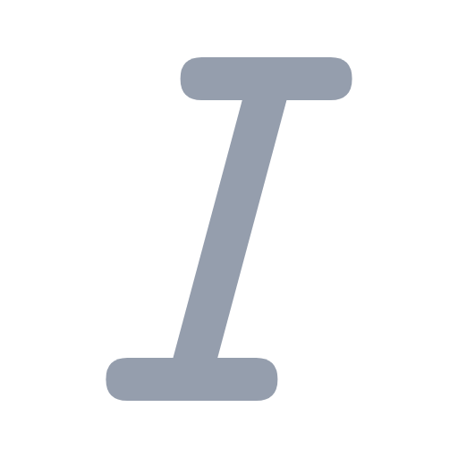 Italics Icon