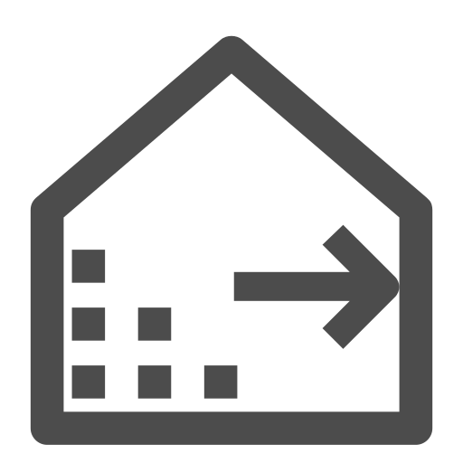 Base outbound line Icon