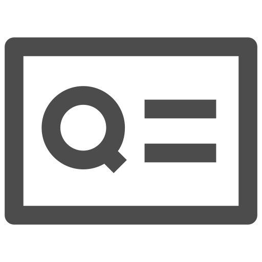 Equipment query - line Icon