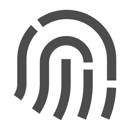 Fingerprint line Icon