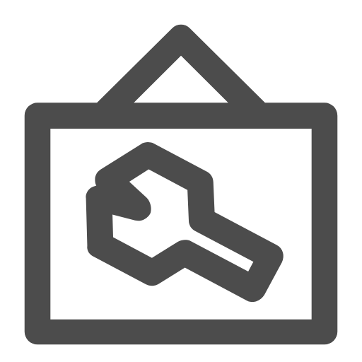 Installation Notification - line Icon