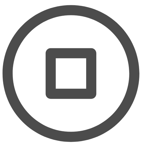 Stop operation - line Icon