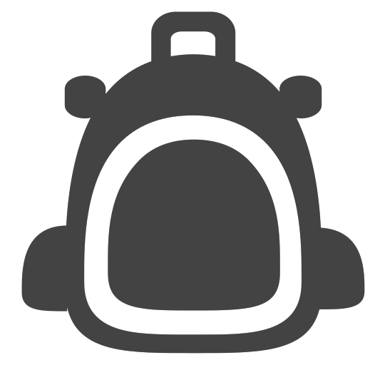 si-glyph-back-pack Icon