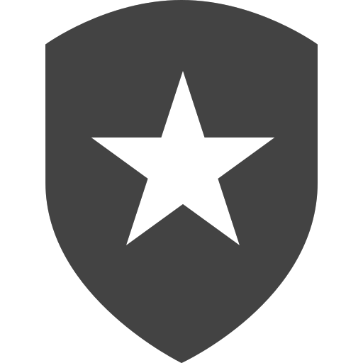 si-glyph-shield-star Icon