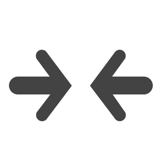 si-glyph-two-arrow-in-left-right Icon