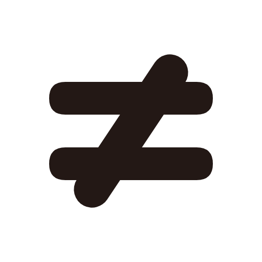 Not Deep Equal Icon