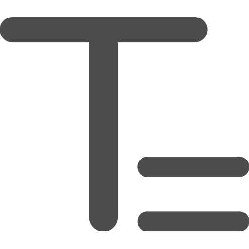 Multiline text Icon