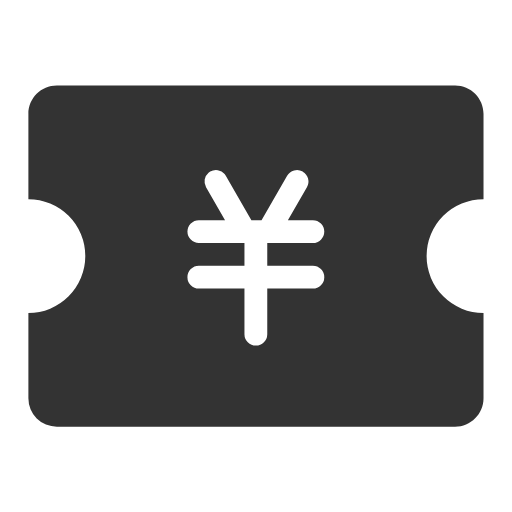 Coupon 2-face Icon