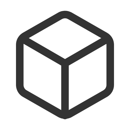 Cube Linetype Icon