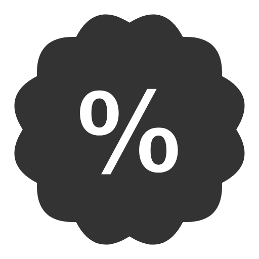 Discount - face type Icon