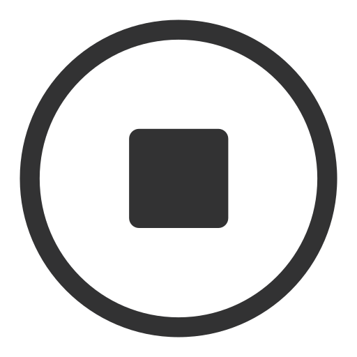 stop-circle-o Icon
